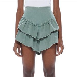MOTHER - the ruffle miniskirt - size 24